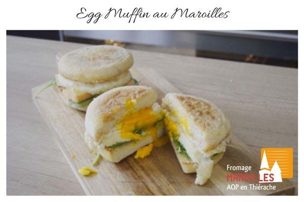 Egg Muffin au Maroilles